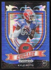2021 Panini Prizm Draft Picks Blue Pulsar Kyle Pitts #167 Rookie Florida