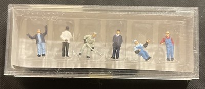 N scale Preiser # 79200 Steam era U.S. RAILROAD Workers FIGURES