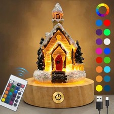 Night Light for Christmas, Decor Small Table Lamps with Remote, Gift for Kids...