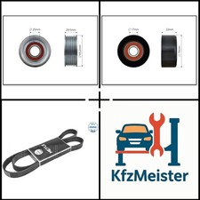 CAFFARO, MEYLE Keilrippenriemen Satz für Honda CR-V III CIVIC IX ACCORD VIII