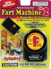 Remote Controlled Fart Machine 2 with Boom Box Technology by One Size, Black