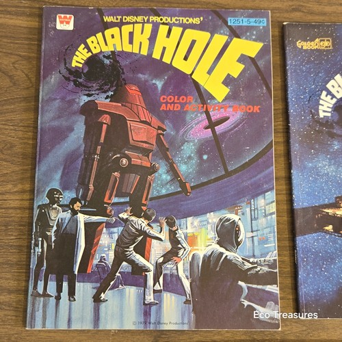 Black Hole Walt Disney VINTAGE Coloring Book & Golden Comic Book LOT OF 3 - Picture 4 of 24