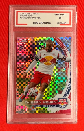 Thierry Henry [Xfractor ] #6 2014 Topps Chrome MLS card
