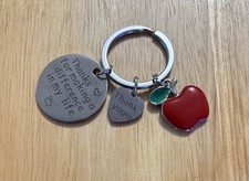 Teacher Key Chain Key Ring FOB Bag Charm