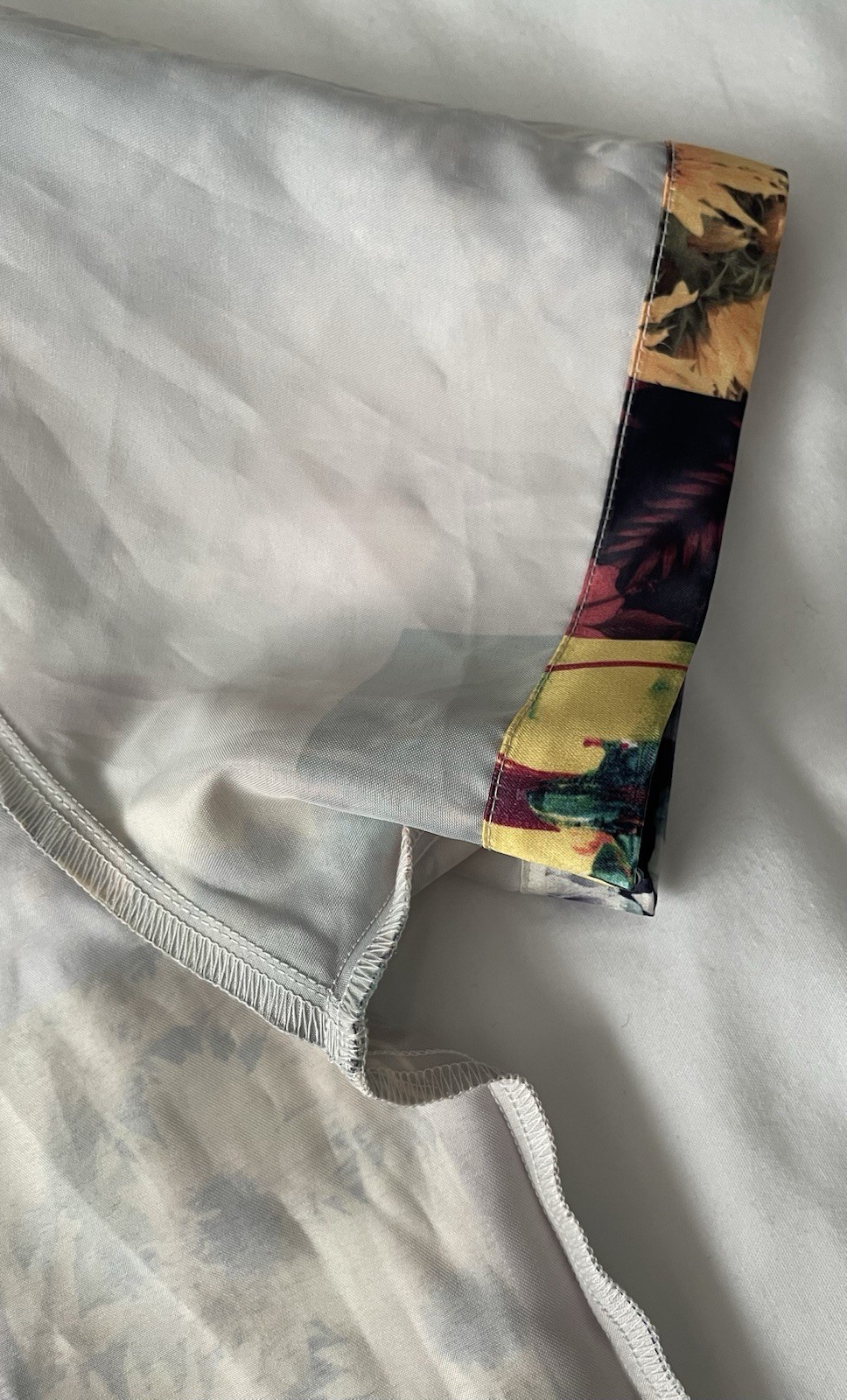 Reclaimed Vintage Inspired Patchwork Postcard Ove… - image 24