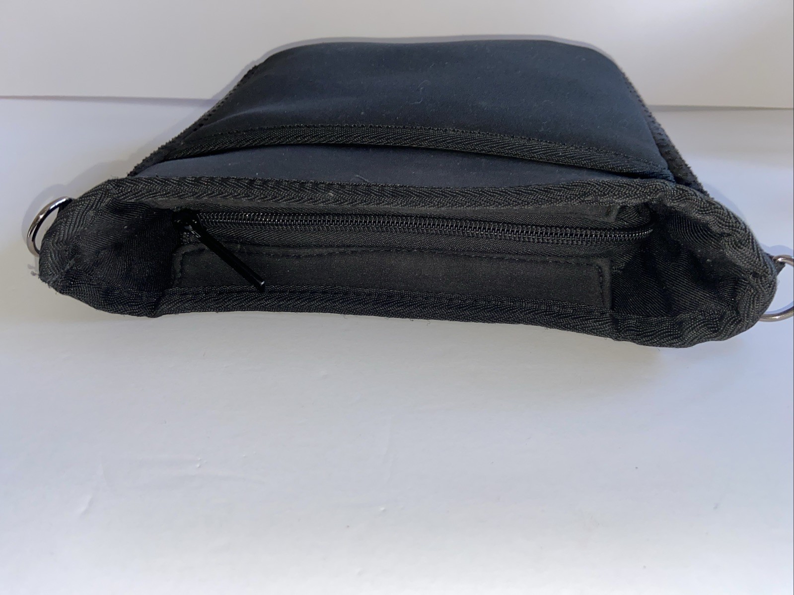 Haute Shore Crossbody Bags 1 Black Neoprene & 1 Champagne Puffer Cell Phone Bag