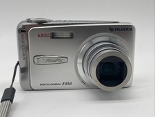 Fujifilm Digital Camera FinePix F650 6.0MP Silver Lens Error Camera Only