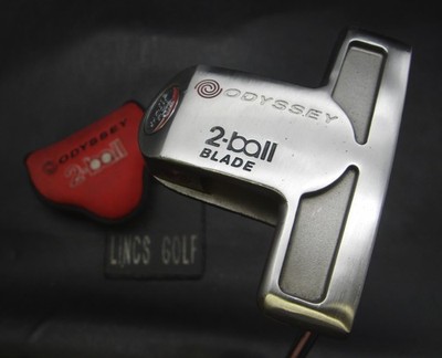 Odyssey White Hot XG 2-Ball Blade Putter Stahlschaft 84 cm Länge Chaucer Griff*