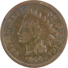 1864 Indian Cent L on Ribbon VG Uncertified #102