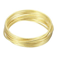 8 Gauge Brass Round Wire 9.8ft Craft Tarnish Resistant Beading Wires