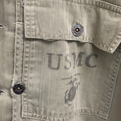 Original WWII USMC Marine Corps P44 HBT Jacket | eBay