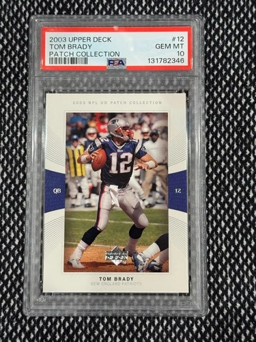 TOM BRADY - PSA 10 - 2003 Upper Deck Patch Collection #12