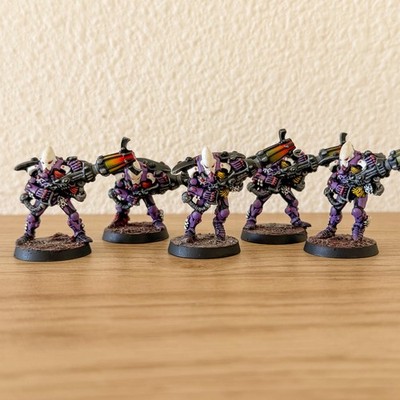 Warhammer 40k Aeldari - Painted Warp Spiders - Item 445-20 (Metal)