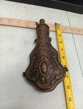 Antique 1800's G&JW Hawksley Violin pistol powder flask