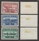 Austria #382-384 Steamships on Danube – Mint Hinged Set – Ships
