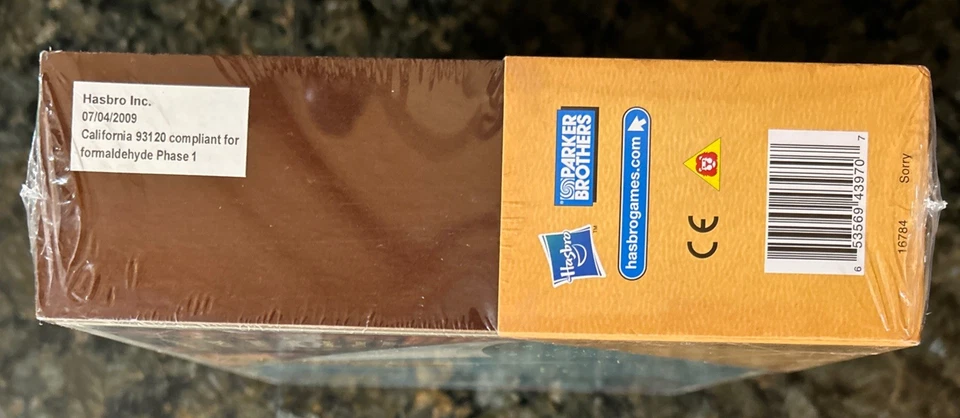 SORRY! Vintage Game Collection Wooden Wood Box Case Bookshelf Edition SEALED NEW - Image 4 of 4