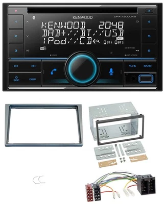 Kenwood CD 2DIN DAB USB MP3 Bluetooth Autoradio für Opel Vivaro Combo C Corsa C - Bild 1 von 4