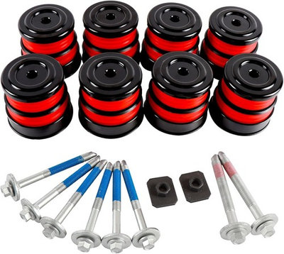 #ad Silicone Body Mount Bushings Bolt Kit For Ford F250 F350 08 16 Crew Cab 2 4WD $128.99