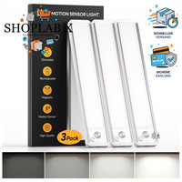 Unterbauleuchte LED 20Cm 3 StüCk Mit Bewegungsmelder FüR KüChe Schranklicht