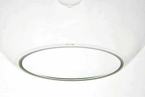 Living District Baxter 1-Light Metal Pendant in Black & Clear Finish - Picture 9 of 9