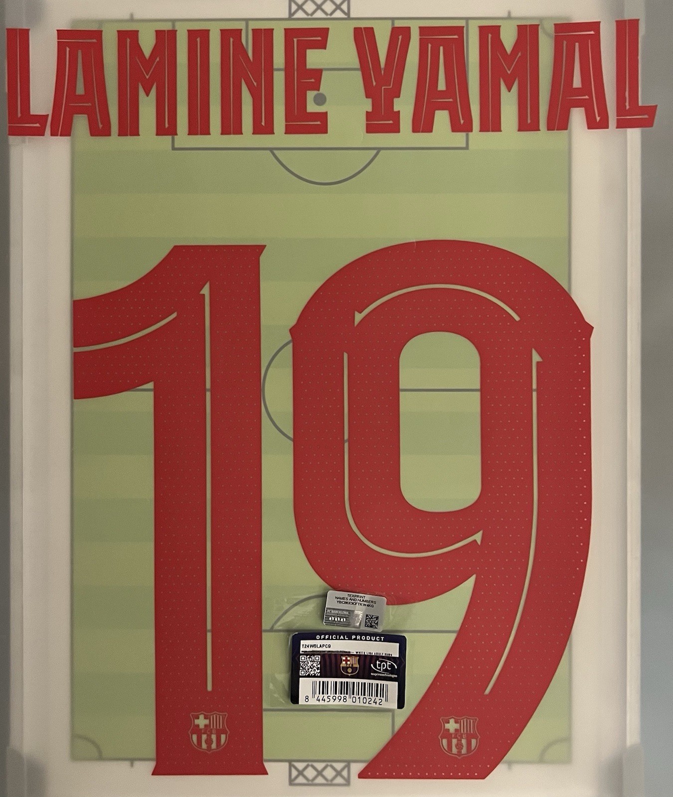 Flocage Extérieur #19 Yamal pour Vibrer au Stade en 2024 2025