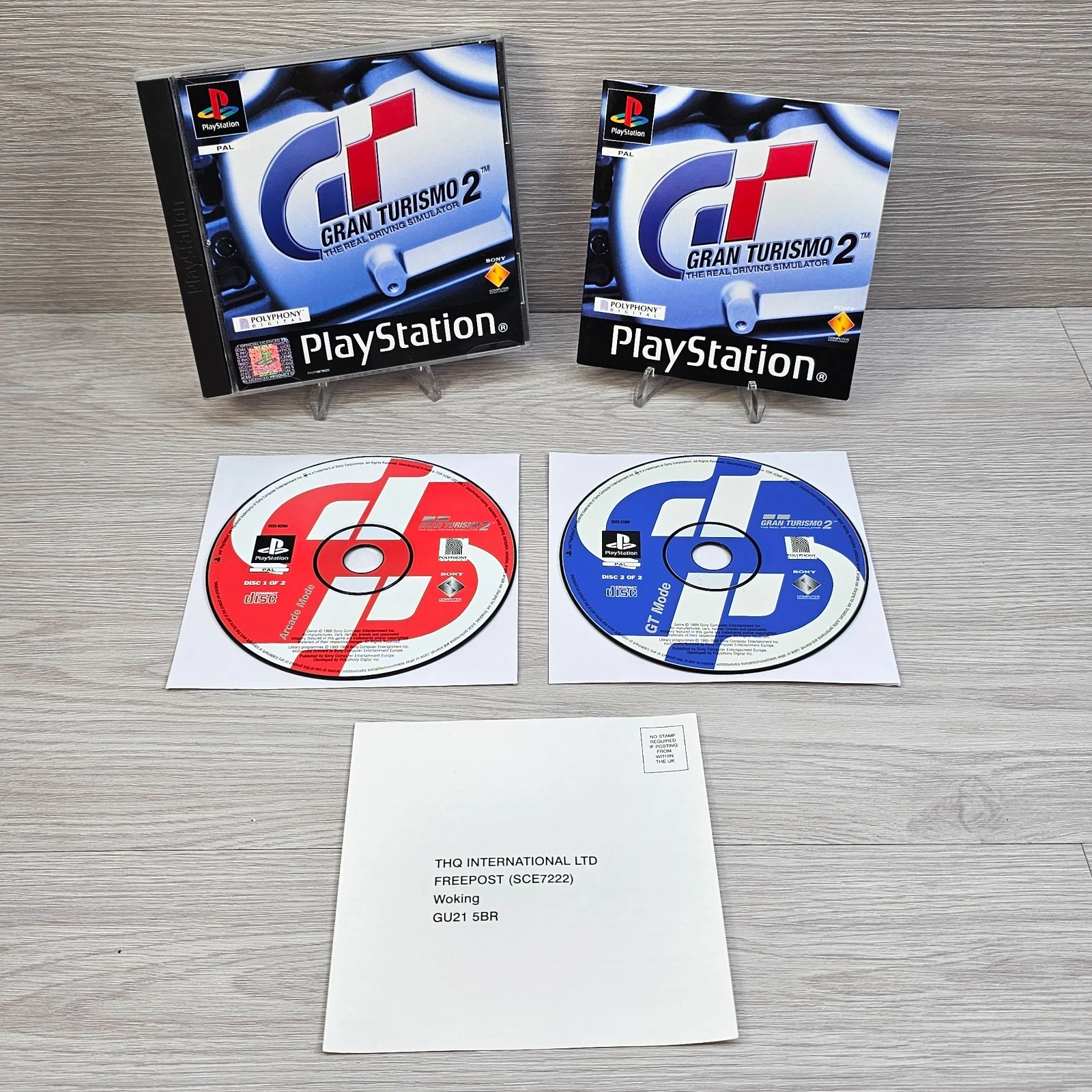 Gran Turismo 2 PlayStation 1 PAL Black Label CIB