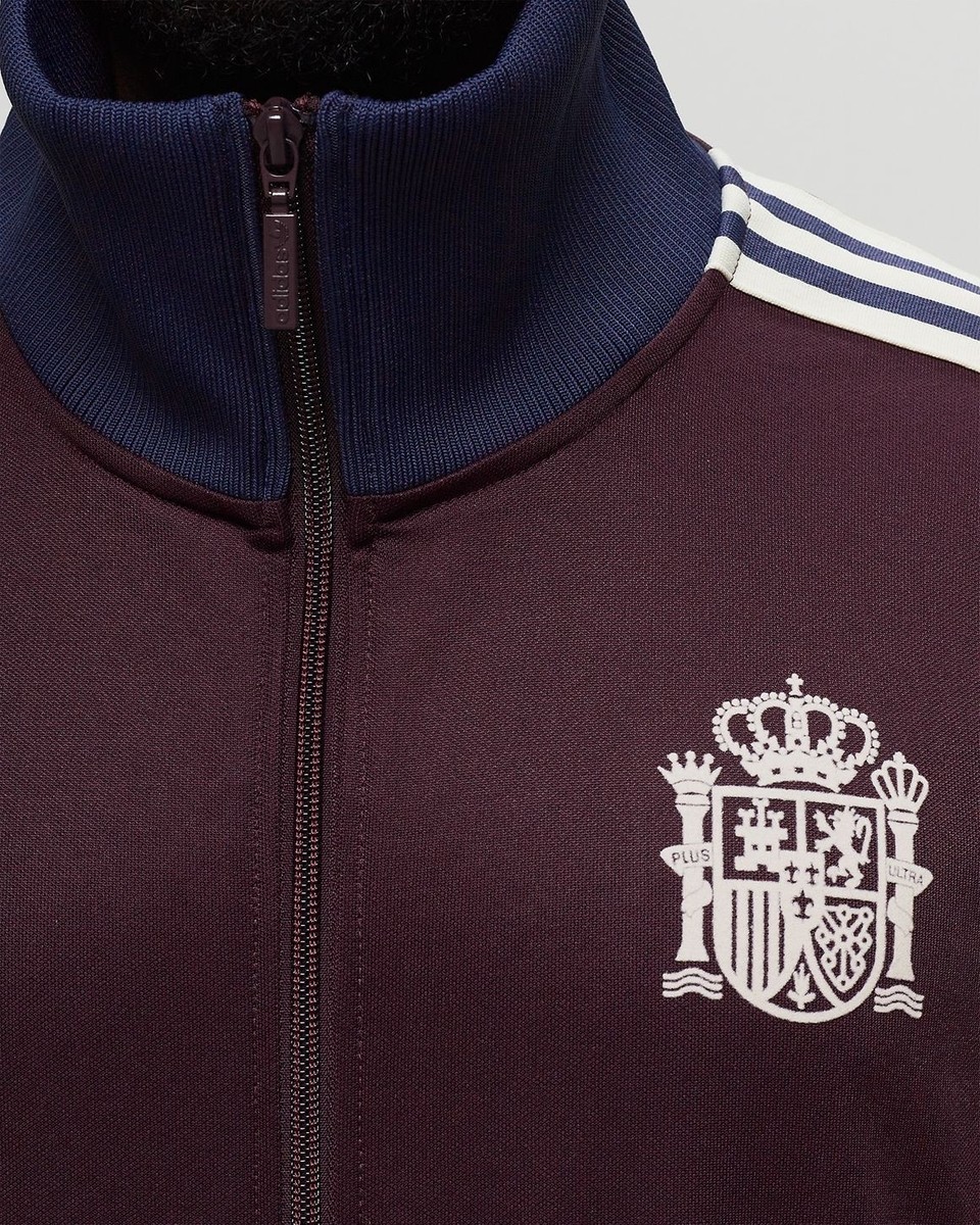 adidas Beckenbauer Retro Soccer Spain Team Originals Track Jacket