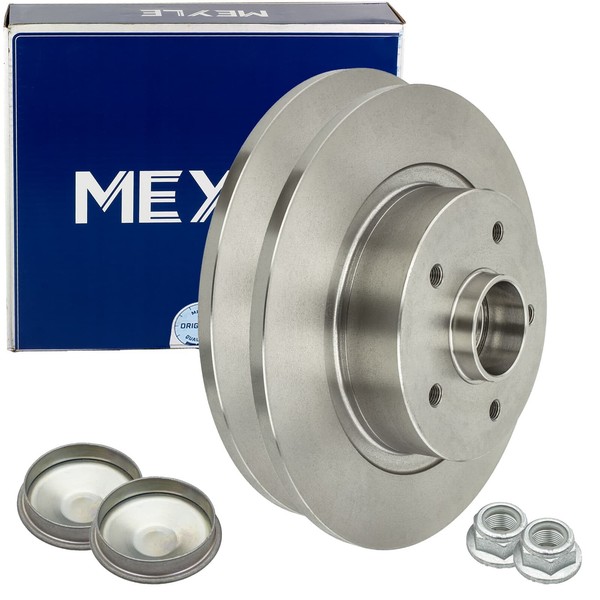2X Meyle Bremsscheiben 270Mm Hinten Passend FÜR Renault Megane ScÉNic-image