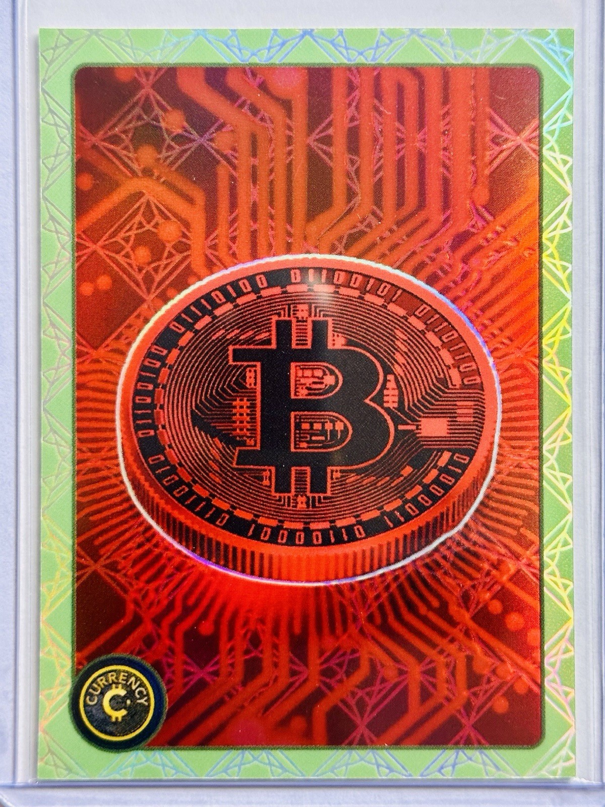 BITCOIN  #21  2025 Cardsmiths Currency Series 5 JADE Gemstone # 32/45
