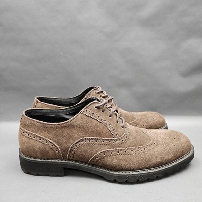 Lug brown xford mens shoes size 8.5M NEW Nunn Bush Nelson Men main image 2