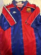 Original Kappa Vintage FC Barcelona Home Jersey - Size L