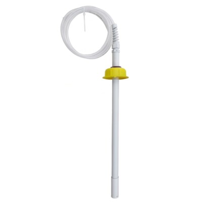 Sauglanze DIN 51 GELB - PVC D16x340mm variabel zur Dosierung mit Schlauchpumpen