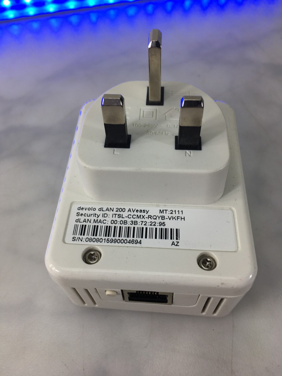 Devolo DLAN 200 AVeasy Powerline Adapter - Internet über Steckdose