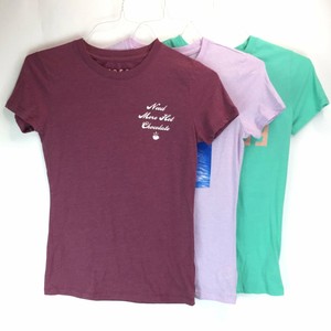 red and purple graphic tee