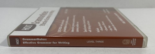 Holt GrammarNotes: Effective Grammar for Writing, Level 3 (DVD-ROM) Brand New! - Picture 4 of 4