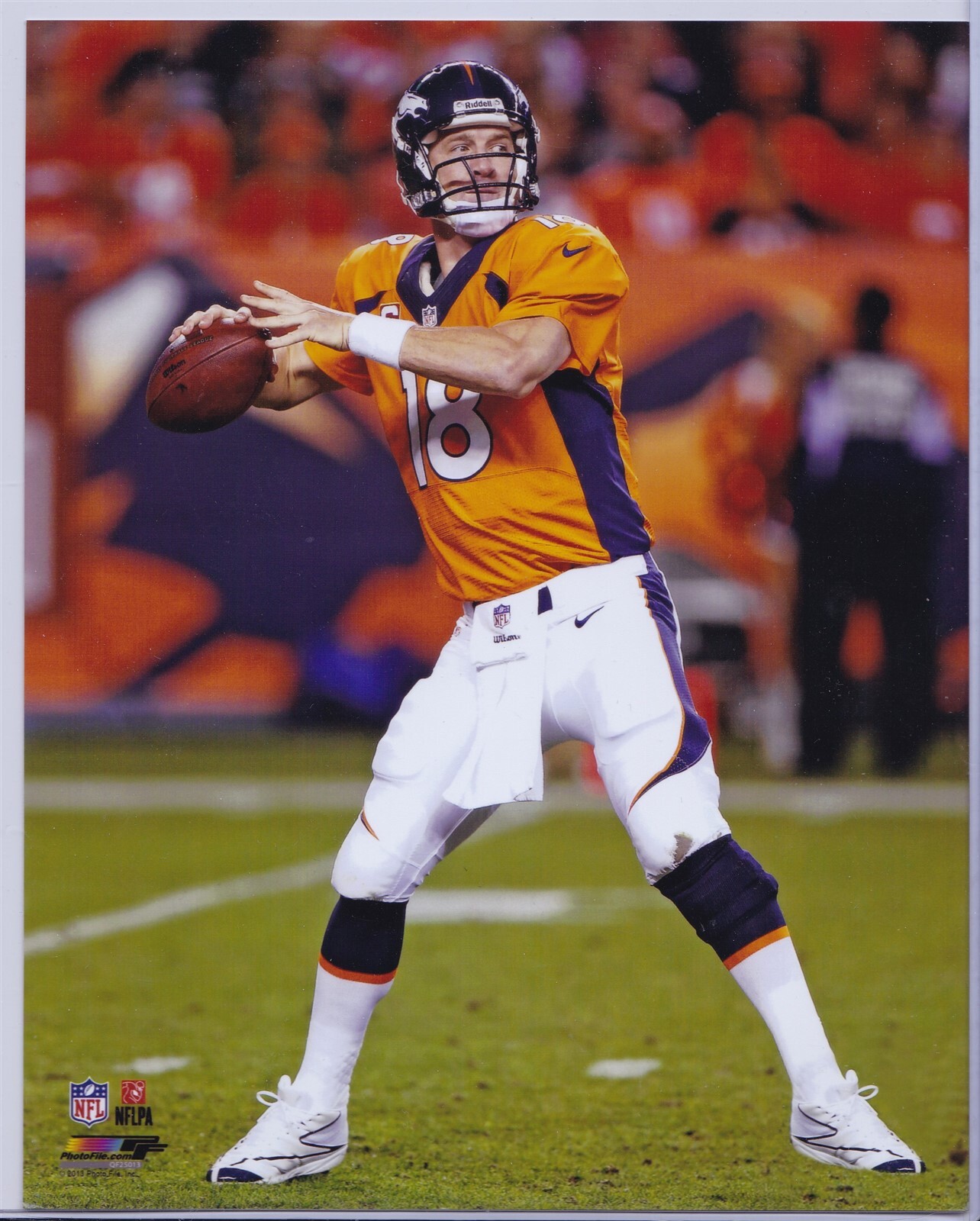Peyton Manning Denver Broncos Unsigned 8x10 Photo | eBay