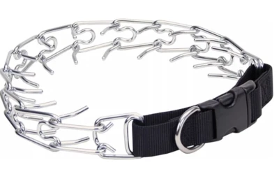 Coastal Pet Products Titan Easy-On Dog Prong Training Collar with Buckle Medium