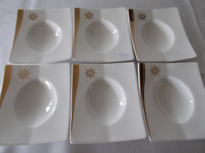 Goebel Porzellan Feraud Sun Kiss 6x  Schälchen ? Aschenbecher ?  unbenutzt Nr.14