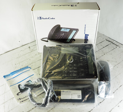 AudioCodes 440HD IP Phone GGWV00610 Telephone Office POE Internet
