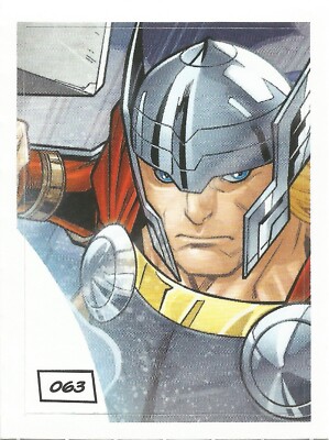 LECLERC 2020. MARVEL. WERDE EIN HELD. THOR AUFKLEBER NR. 063 + HELA KARTE NR. 19