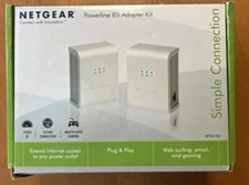Netgear Powerline 85 Adapter Kit  Simple Connection - XETB1001 - 100NAS