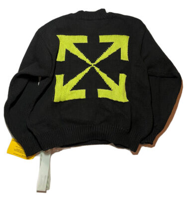 Off-White c/o Virgil Abloh Men's Black Harry The Bunny Knit