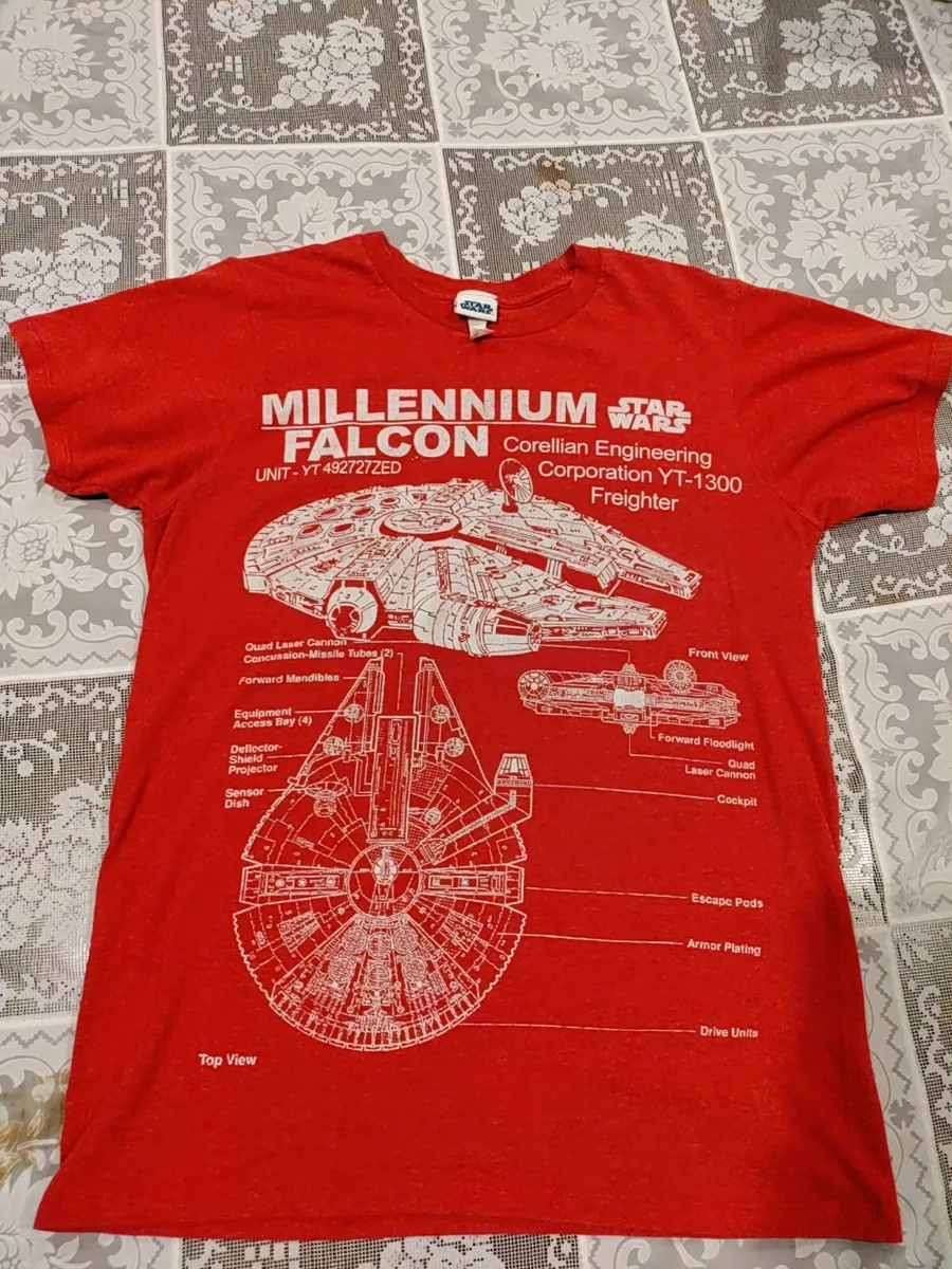 Red millennium hotsell falcon shirt