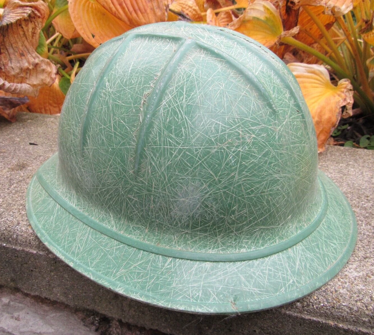 Green fiberglass cheap hard hat