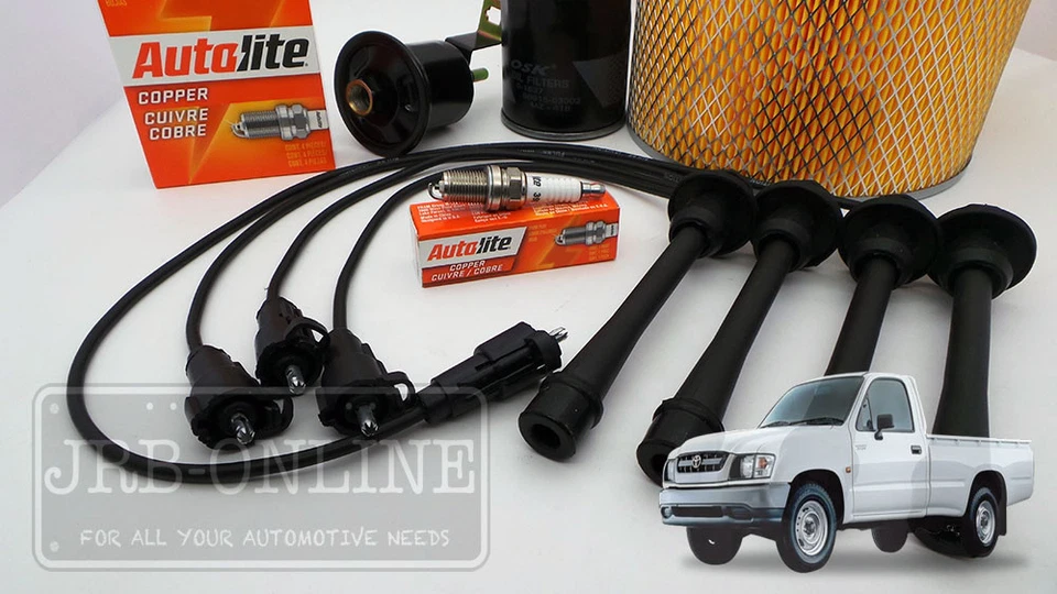 Suits TOYOTA HILUX RZN149 RZN154 2.7L 3RZ-FE AIR OIL FUEL SPARK +IGN LEADS 97-05 - image 4 of 4