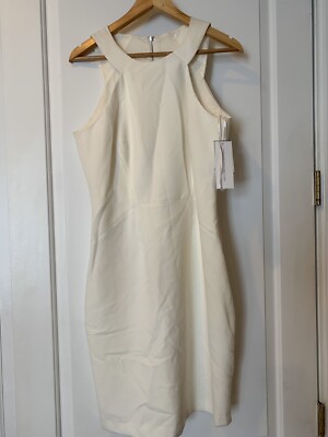 Robe En Tricot French Connection Taille 10 – Blanche, Style Sheath, Neuve Avec étiquettes