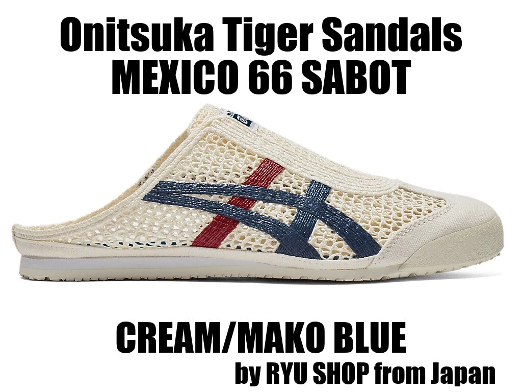 ASICS Sandali Onitsuka Tiger MEXICO 66 SABOT 1183C123.100 CREMA BLU MAKO
