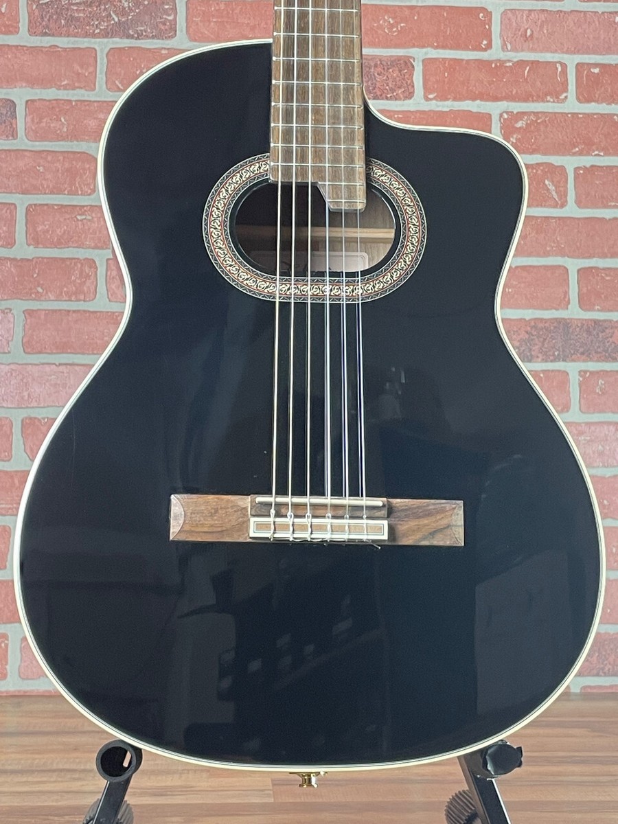 Takamine アコースティックギター ブラック Takamine EF261S - Gloss Black | Sweetwater