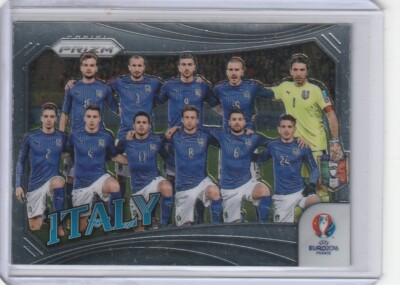 ITALY 2016 Panini Prizm UEFA Euro #6 Team Photo Insert Card