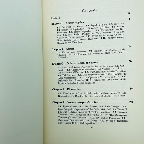 Vector Analysis Schwartz Green Rutledge Hardcover 1960 Harper - Picture 8 of 10